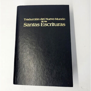 Vintage 1987 Traducción Nuevo Mundo Santas Escrituras Watchtower Black HC Bible